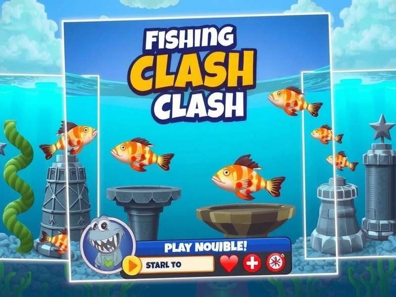 Fishing Clash gameplay screenshot showing a player catching a large fish