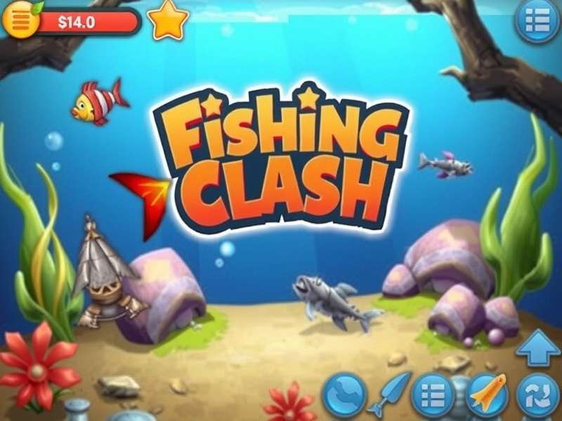 Fishing Clash gameplay showing angler catching large marlin