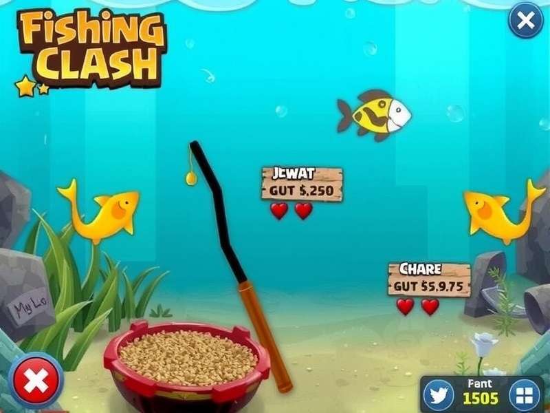 Fishing Clash gameplay showing a player catching a legendary fish