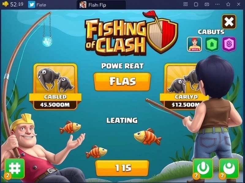Fishing Clash Gameplay Screenshot showing a player catching a legendary fish