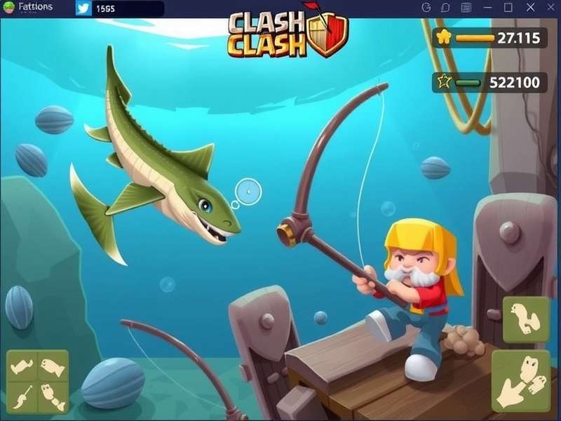 A serene fishing scene with a player holding a rod, symbolizing the calm and strategy of Fishing Clash