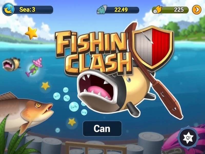 Fishing Clash gameplay showing advanced interface and rare fish