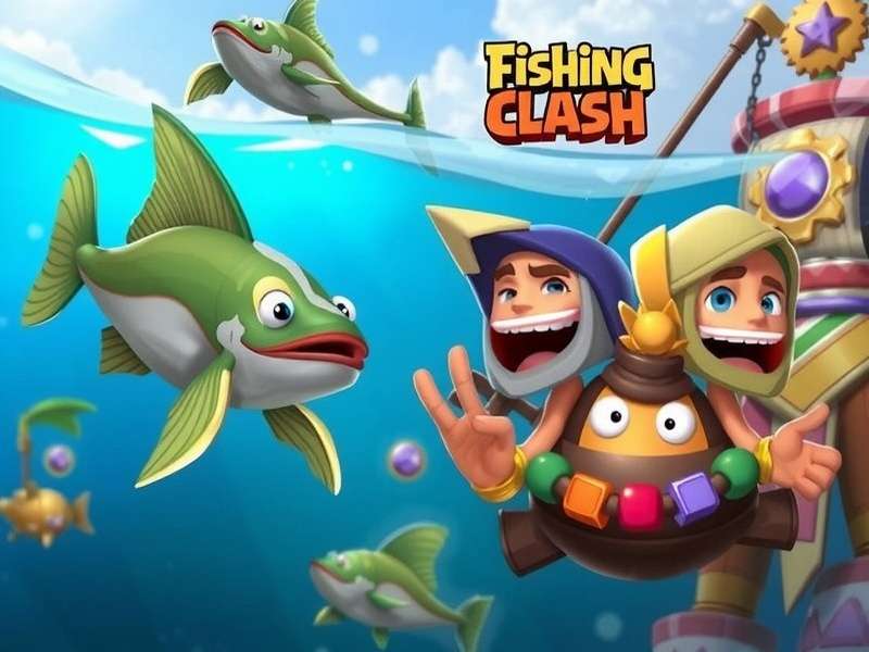 Fishing Clash gameplay screenshot showing gift code redemption