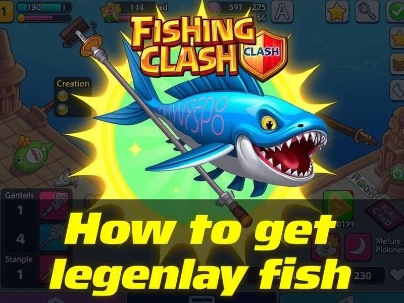 Player battling a massive Legendary Fish in Fishing Clash