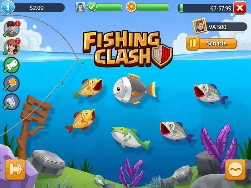 Fishing Clash Game on PC Screen