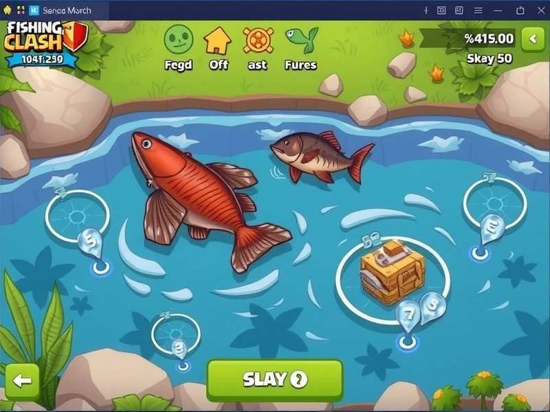 Fishing Clash gameplay overview featuring tropical fishing locations and legendary catches