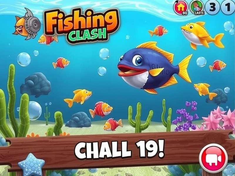 Indian player casting line in Fishing Clash with exotic fish background