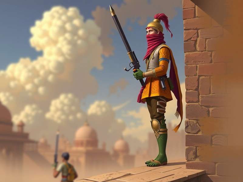 Amritsar Assailant fishing at the Golden Temple waters in Fishing Clash