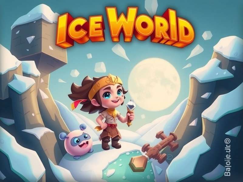 Bheem Ice World Explorer – Fishing Clash frozen landscape with Indian-inspired art